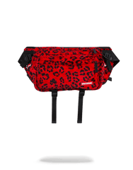 RED LEOPARD CROSSBODY TRANSPORTER