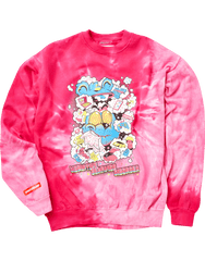 DISRUPTIVE BEHAVIOR DISORDER CREW PINK TIE DYE