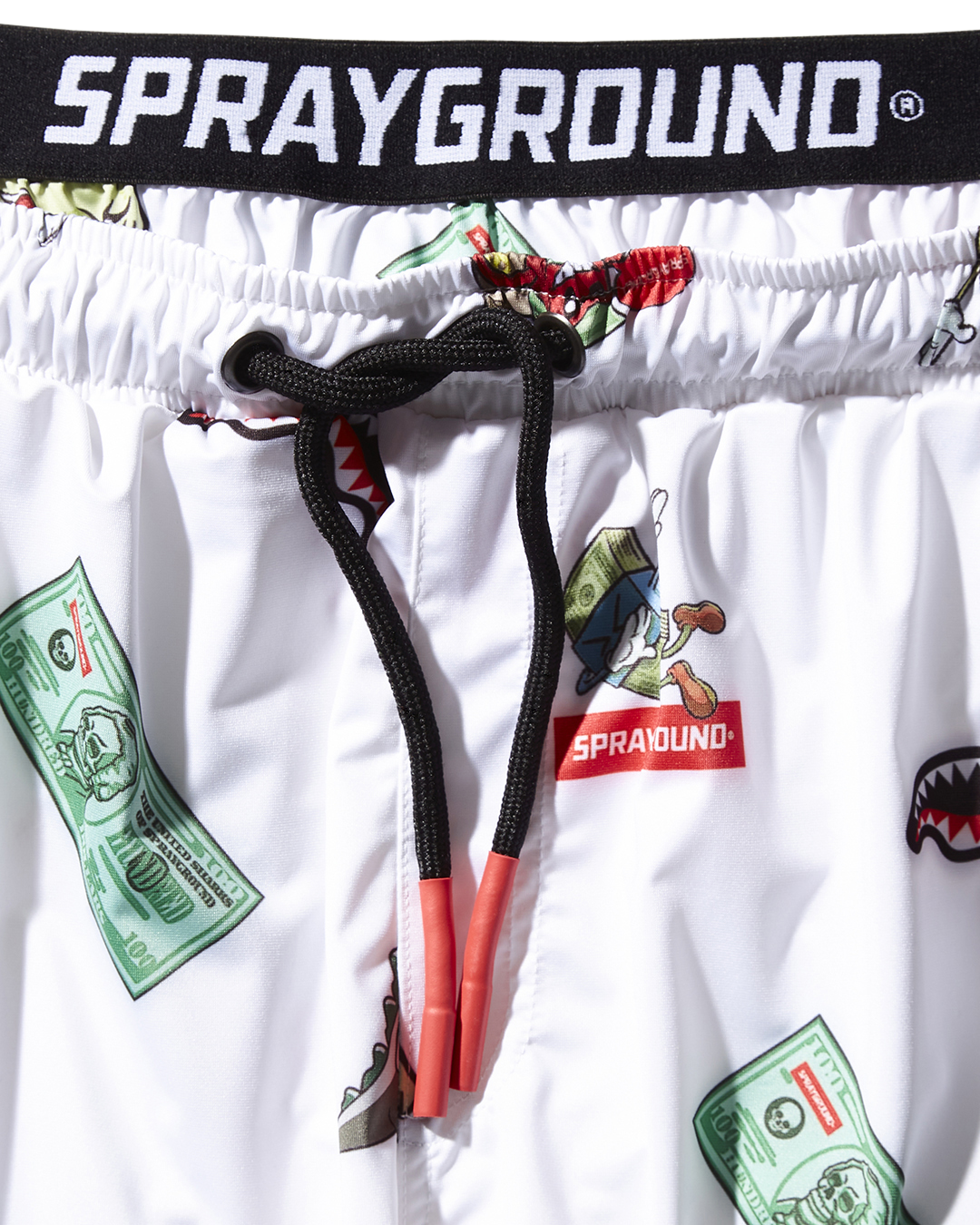 PATCH ALL-IN CORTO SWIM TRUNKS (WHITE)