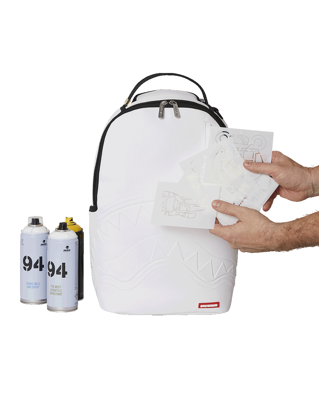 GRAFFITI ARTIST - DESIGN YOUR OWN BACKPACK - 9 STENCILS INCLUDED